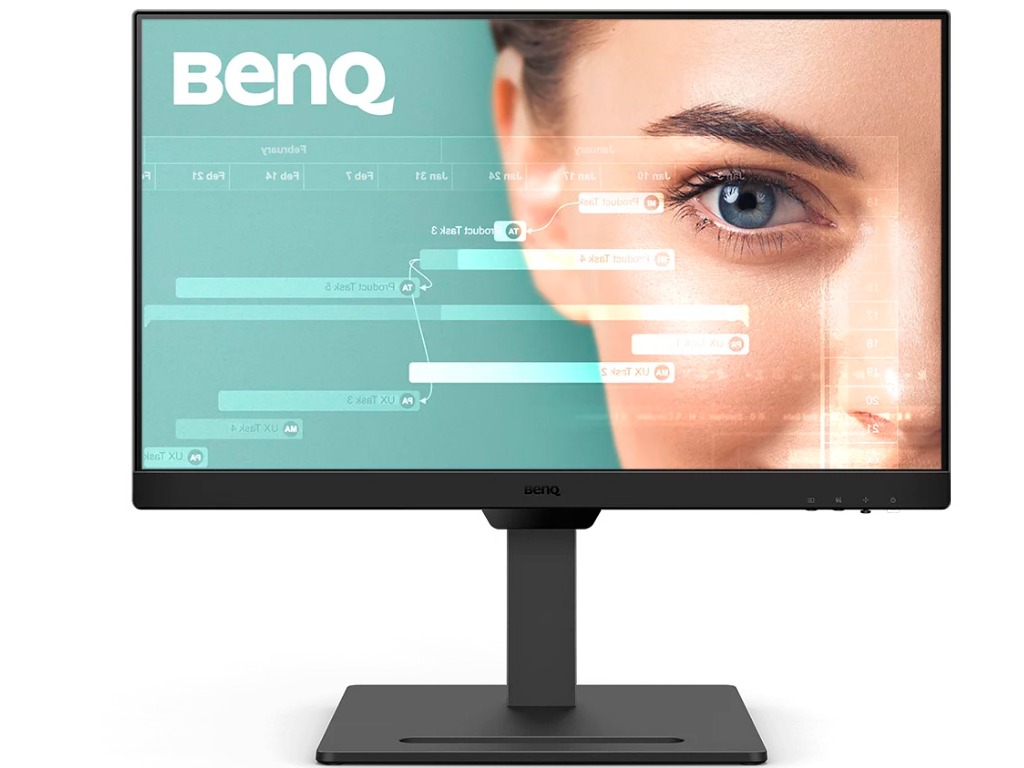23.8" BenQ GW2490T, Black, IPS, 1920x1080, 100Hz, 5ms, 250cd, CR1300:1, HDMI+DP, Spkrs, Pivot