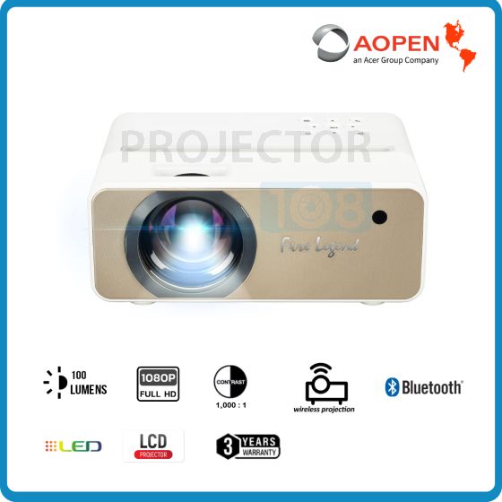 Projector Acer Aopen QF12; LCD, FullHD, LED 100Lum, White