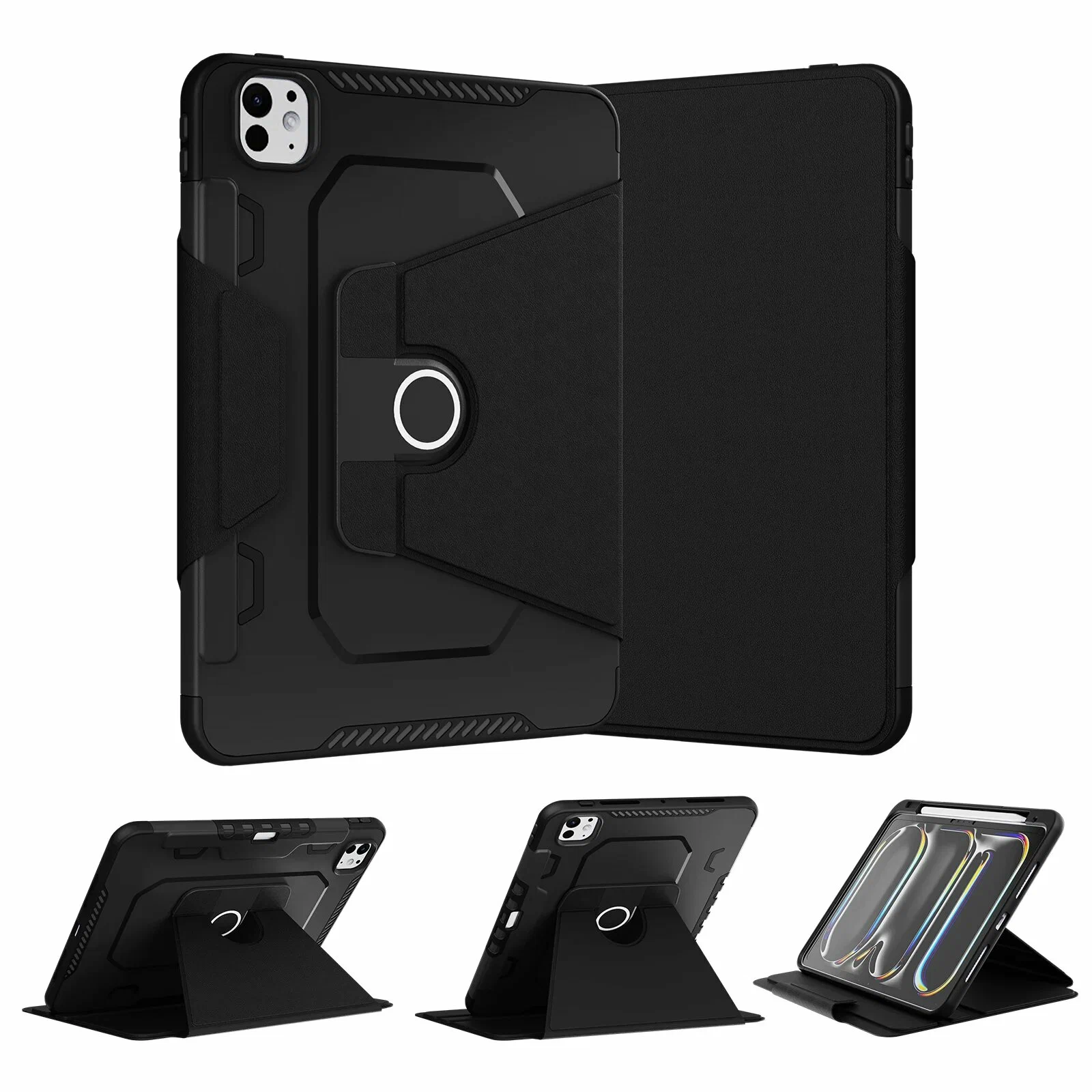 Cellular Apple iPad Pro 11" 2024, Stand Case, Black