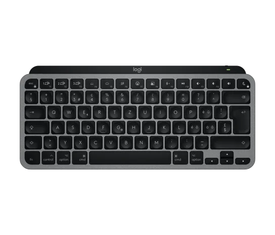 Wireless Keyboard Logitech MX Keys Mini For Mac, Compact, Premium typing, F-keys, Spherical keys, Backlight, Bluetooth, EN, Space Grey