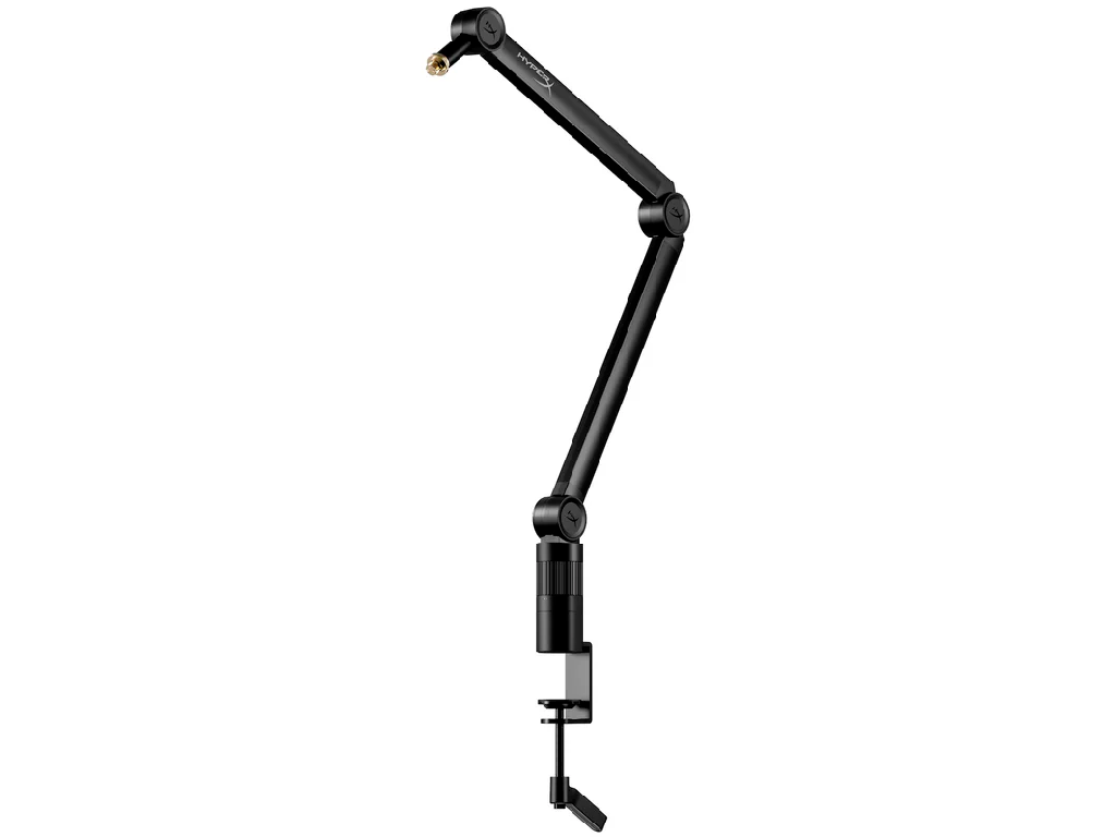 Boom Arm for Microphone HyperX Caster, Toolless adjustment, Built-In cable managemen, C-Clamp, Internal  spring-assisted movement, Black