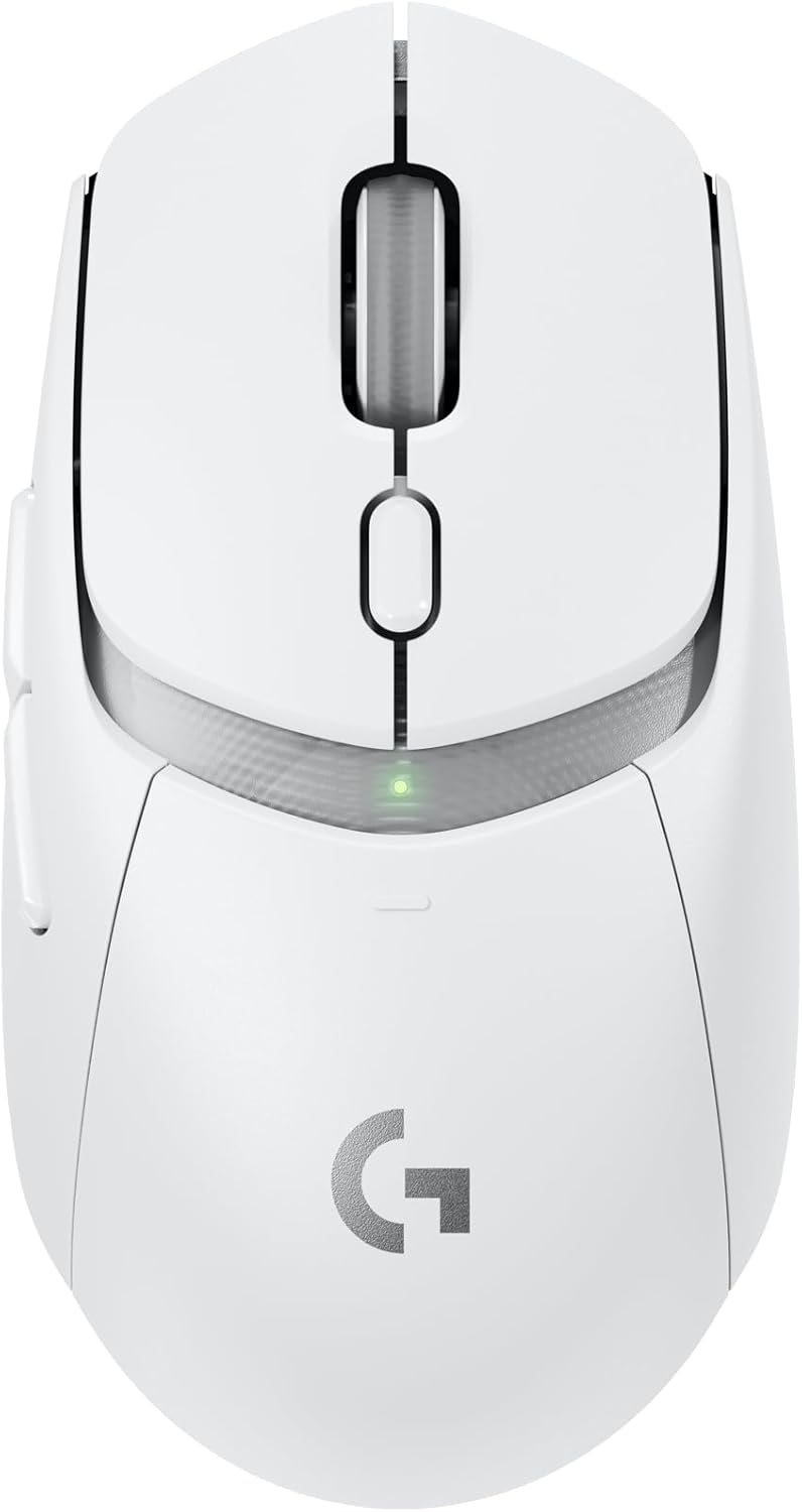 Gaming Wireless Mouse Logitech G309, 25.6k dpi, 6 buttons, 400IPS, 40G, 86g, 1000Hz, 300h, Ambidextrous, Onboard memory, 1xAA, 2.4Ghz+BT, White