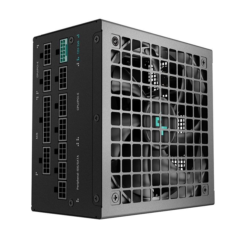 Power Supply ATX 1000W Deepcool GamerStorm PN1000M, 80+ Gold, 135mm, Active PFC, Full Bridge SRC LLC + DC/DC, ATX 3.1, Full Modular, Black