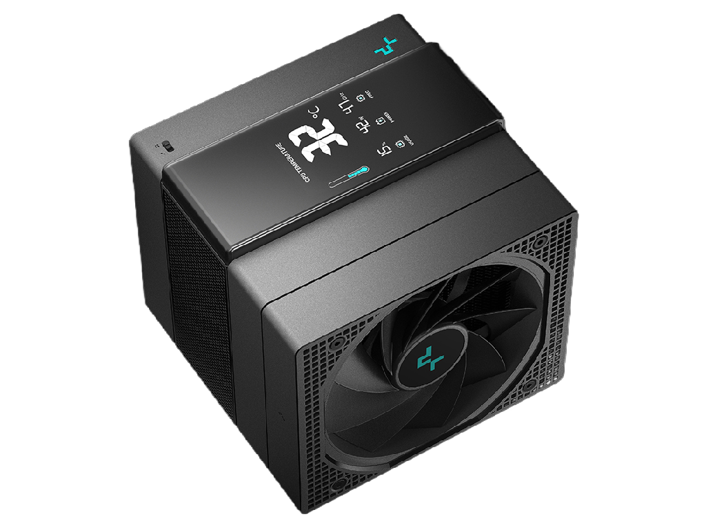 AC Deepcool "ASSASSIN IV VC VISION" (<29.3dBA, 500-1800RPM, 61.25/58.06 CFM, 120/140mm, 300W, 7x6mm, Display, 1780g.)