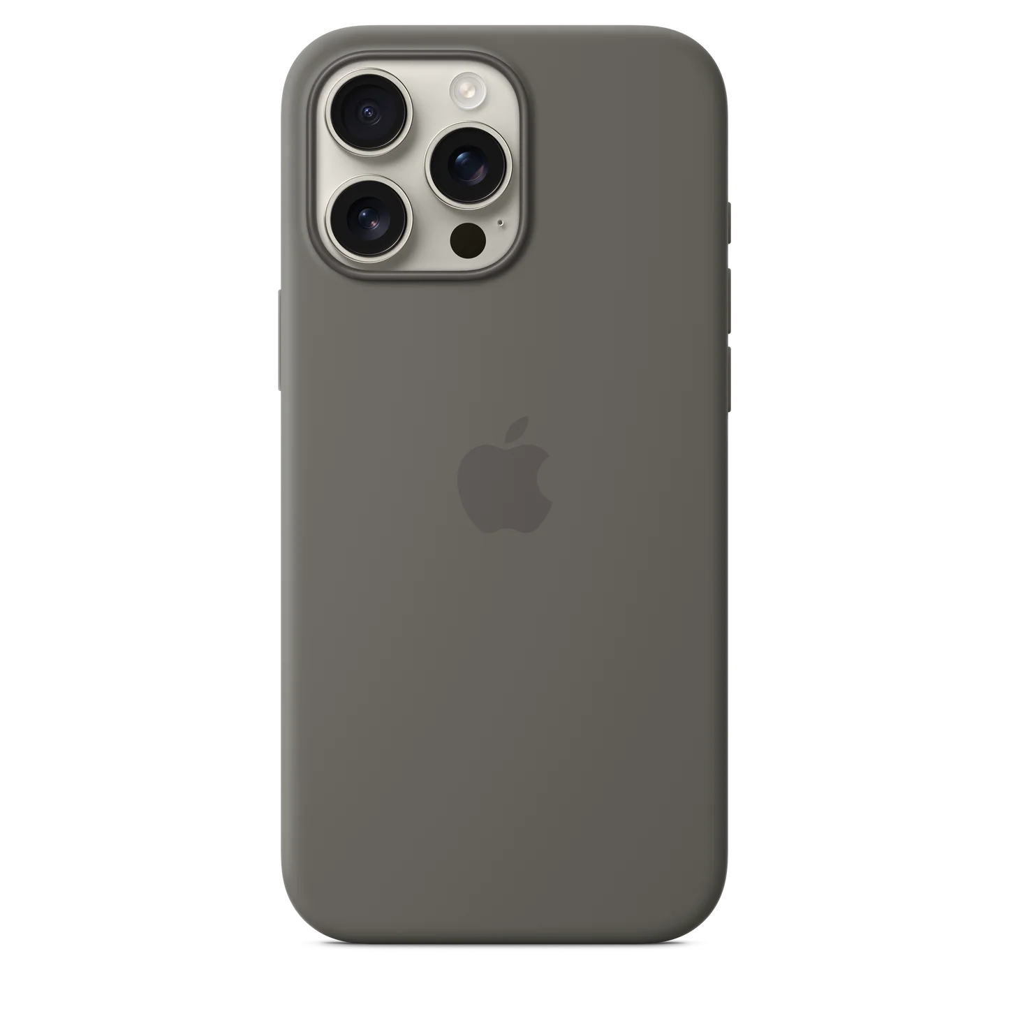 iPhone 16 Silicone Case with MagSafe-Stone Gray,ModelA3313