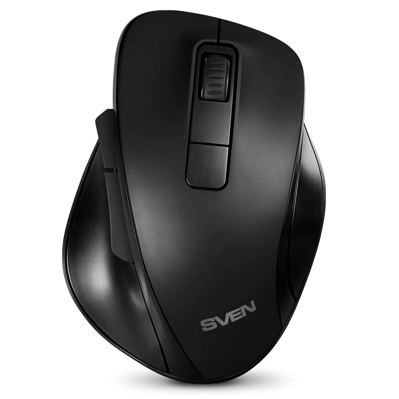 Wireless Mouse SVEN RX-525SW, 800-1600, 6 buttons, Ergonomic, 74g., 1xAA, 2.4Ghz, Red