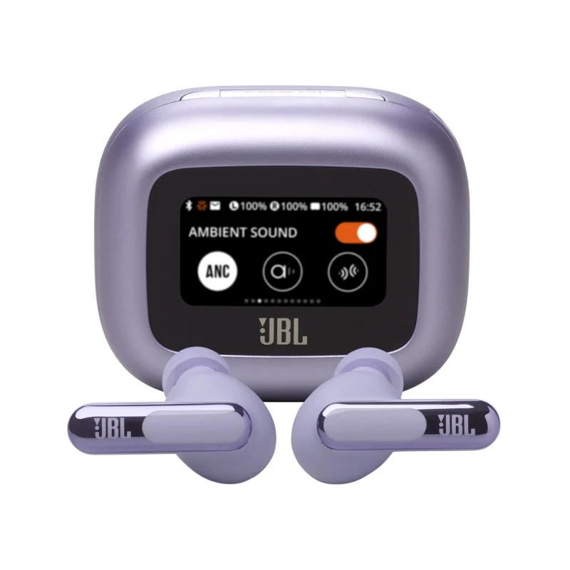 True Wireless JBL  LIVE Beam 3 Silver TWS True Adaptive Noise Cancelling