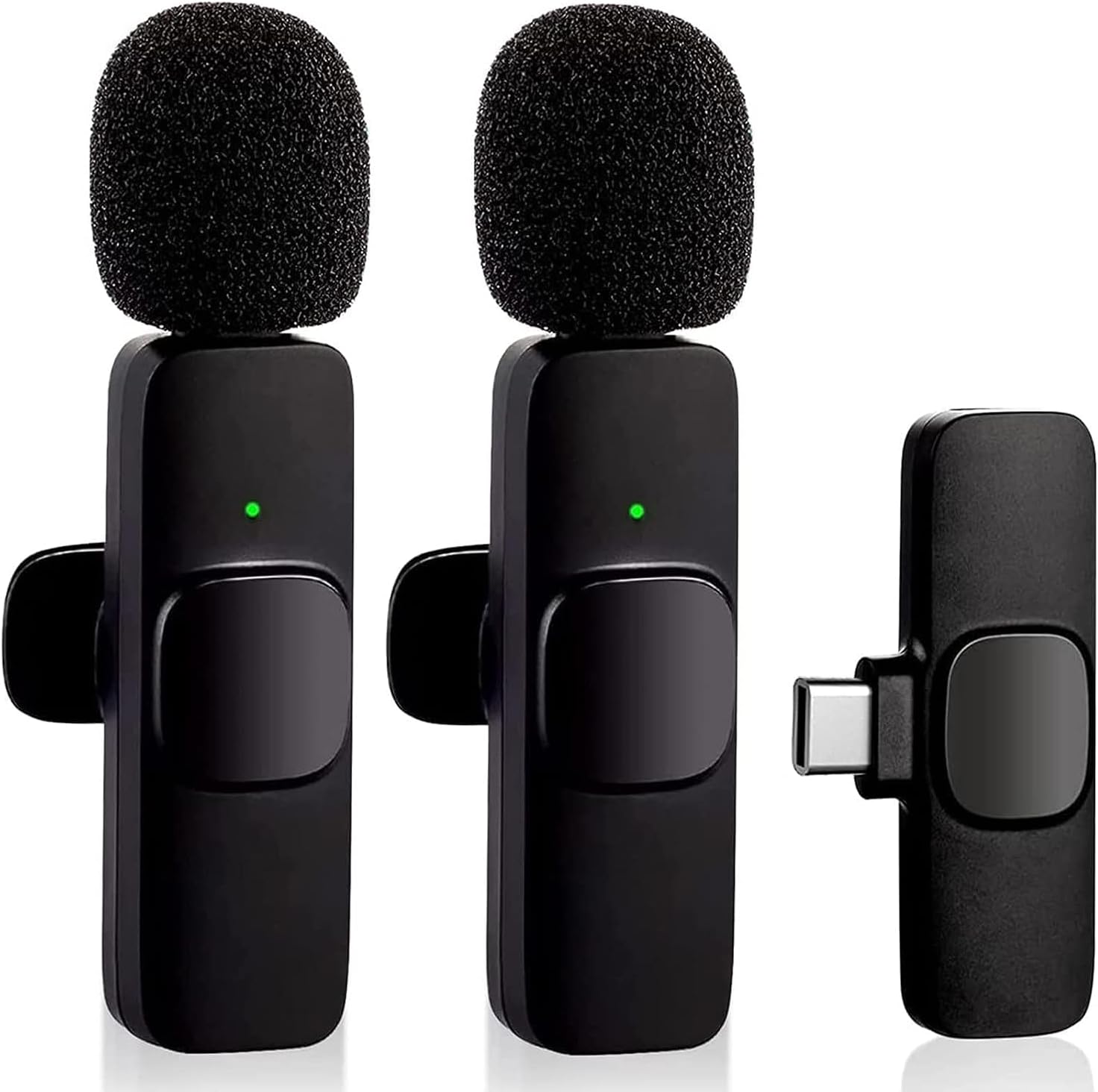 Microphone Wireless Proove Record Type-C (2 mic),Black
