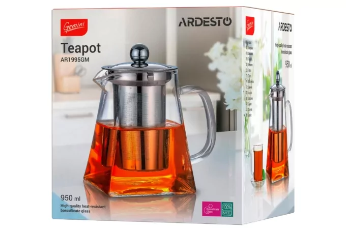 Teapot Ardesto 950ml, AR1995GM