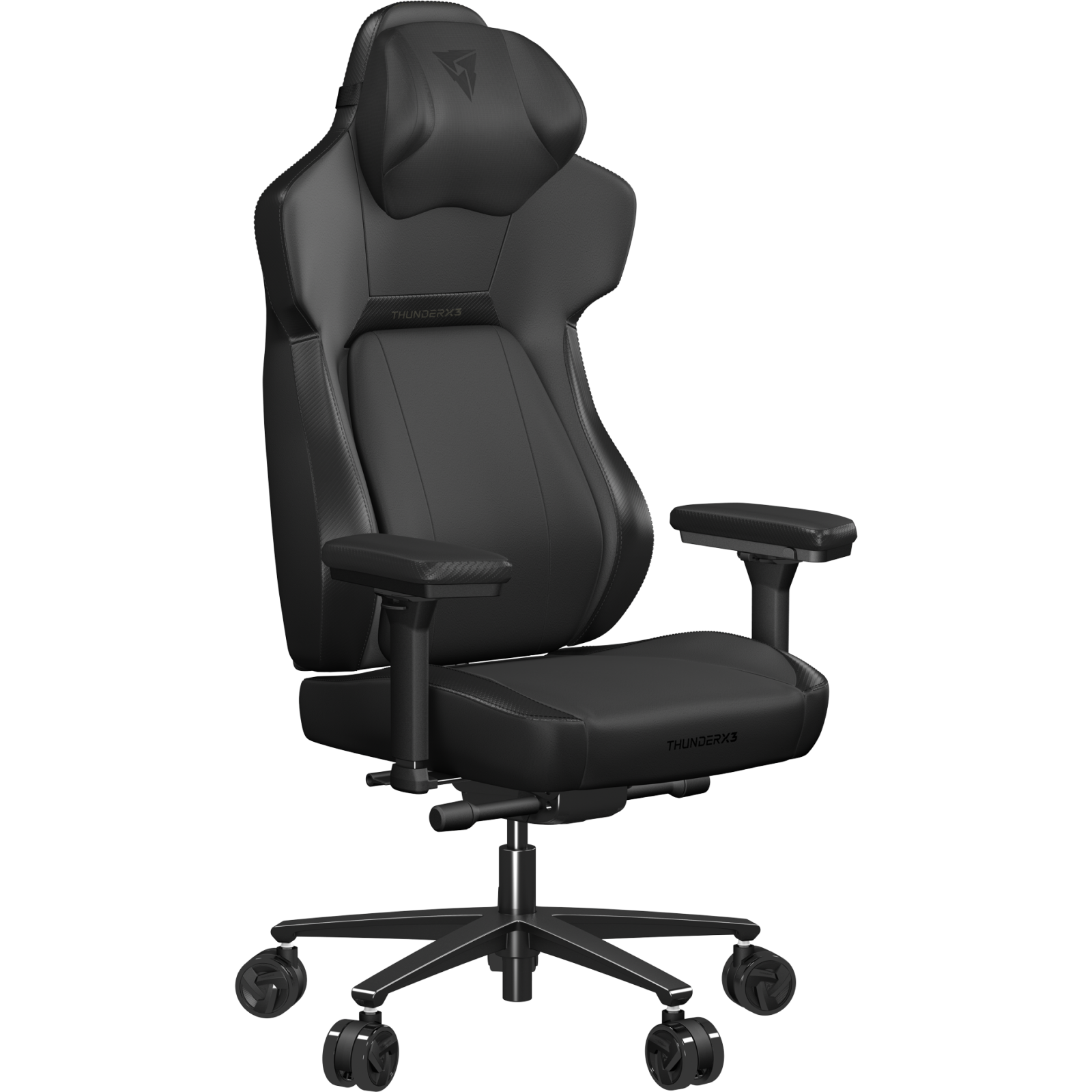 Ergonomic Gaming Chair ThunderX3 CORE SMART Modern Black, User max load up to 150kg / height 170-195cm