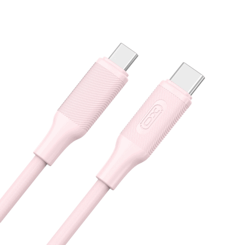 Type-C to Type-C Cable XO, PD fast charging 60W, NB-Q265B, Pink