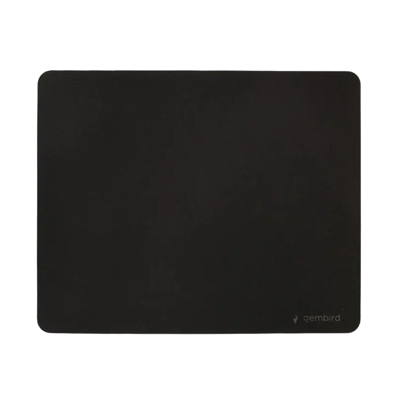 Mouse Pad Gembird MP-S-BK-M, 260 x 220mm, Cloth mouse pad with rubber anti-skid bottom, Black
