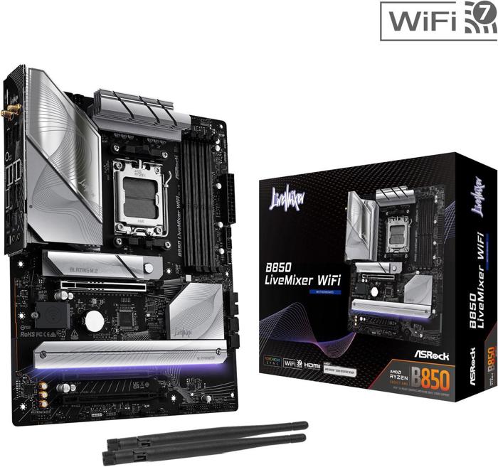 MB AM5 ASRock B850 LIVEMIXER WIFI ATX