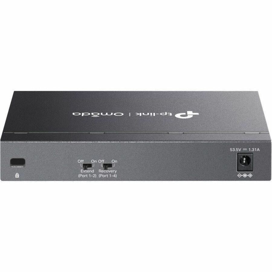 .8-port 10/100/1000Mbps  POE, TP-LINK "DS108GP", with 8-Port PoE+, 65W Budget, Auto Recovery, Metal