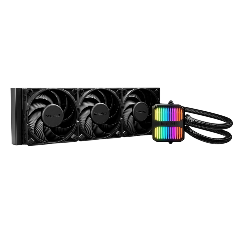 AIO Liquid Cooling be quiet! "Silent Loop 3 360mm" (19,8-38.8dB, 3x120mm, PWM, 2500RPM, 76.7 CFM, Pump:3500RPM, ARGB, 1770g.)