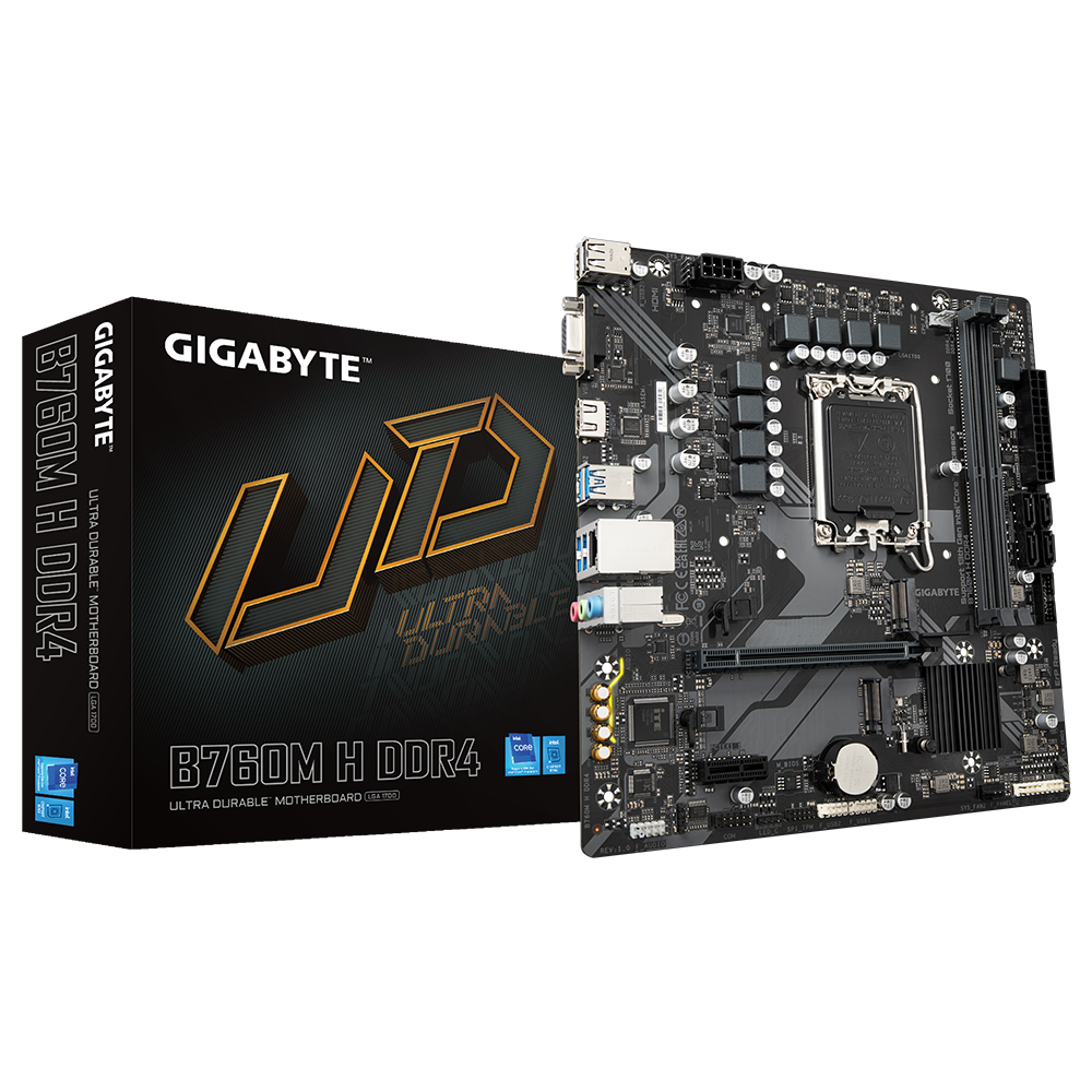 MB S1700 Gigabyte B760M H DDR4  mATX