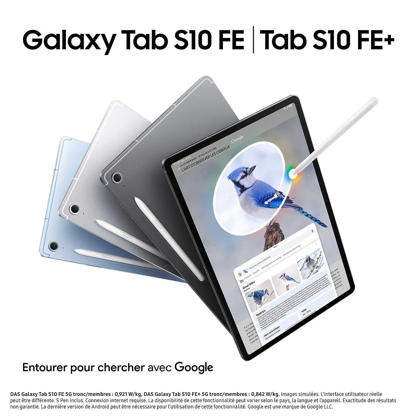 X620 12/256 Tab S10 FE+ WiFi Gray