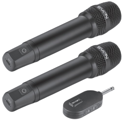 Karaoke Microphone  SVEN "MK-740", Wireless, 2.4GHz, 180mAh