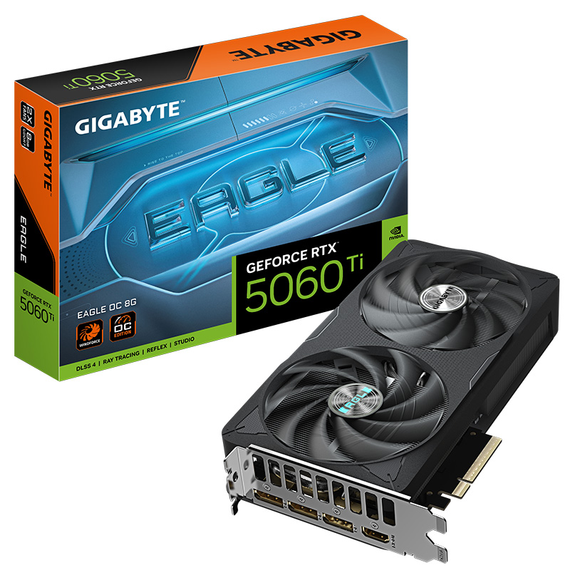 VGA Gigabyte RTX5060Ti 8GB GDDR7 Eagle OC (GV-N506TEAGLE OC-8GD)