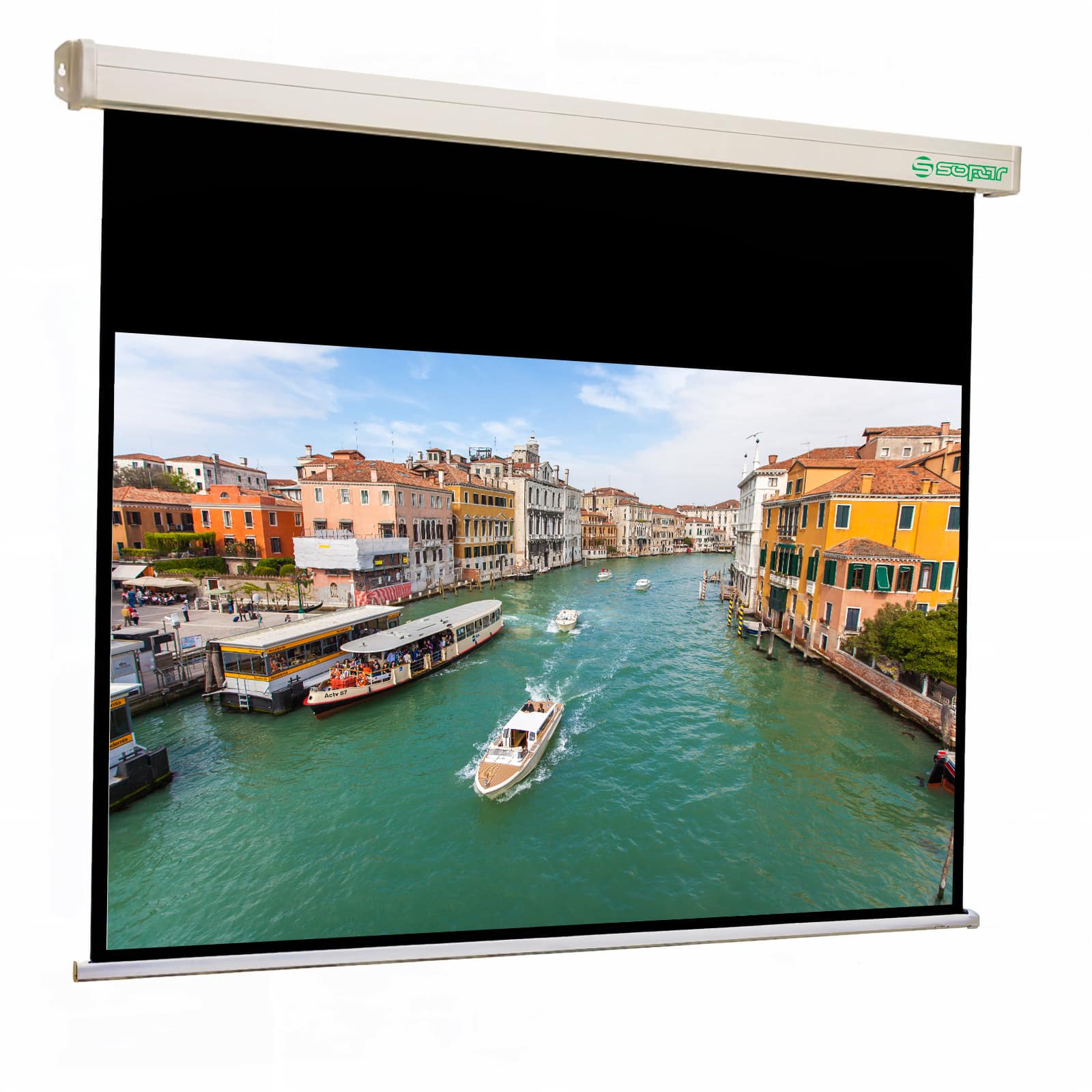 Manual Screen 16:10 Sopar New Platinum 3305PLHT, 300x226cm/290x181cm view area, BB/RB, 1.2 gain,