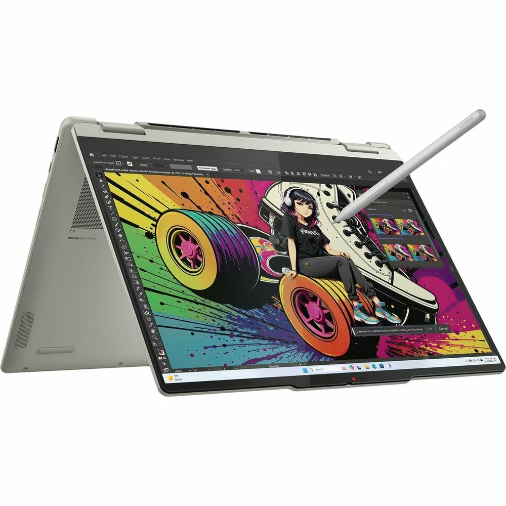 NB Lenovo 14.0" Yoga 7 2-in-1 14AKP10 Grey (Ryzen AI 7 350 24Gb 1Tb)