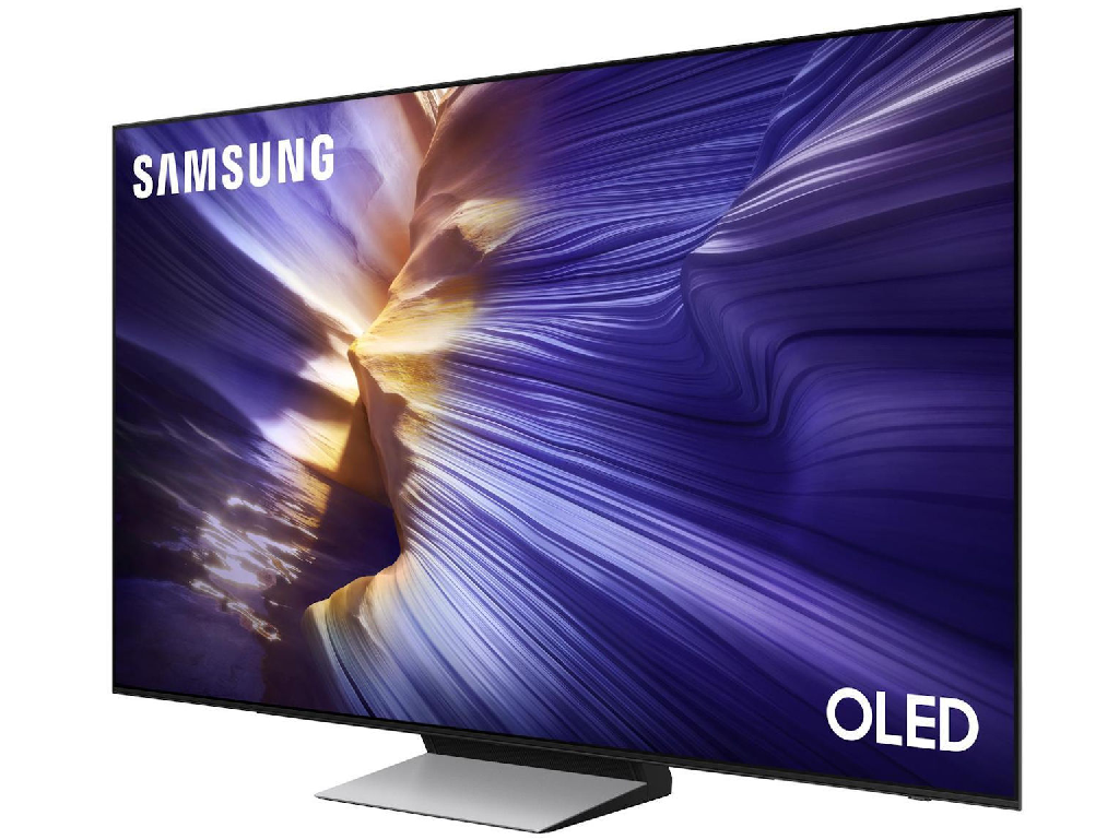 65" OLED SMART TV Samsung QE65S90FAUXUA, Quantum Dot OLED 4K UHD, Tizen OS, Black
