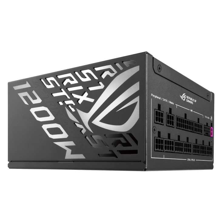 Power Supply ATX 1200W ASUS ROG Strix Gaming, 80+ Platinum, 160mm, Active PFC, OPP/OVP/UVP/SCP/OCP/OTP, Fully Modular, Black