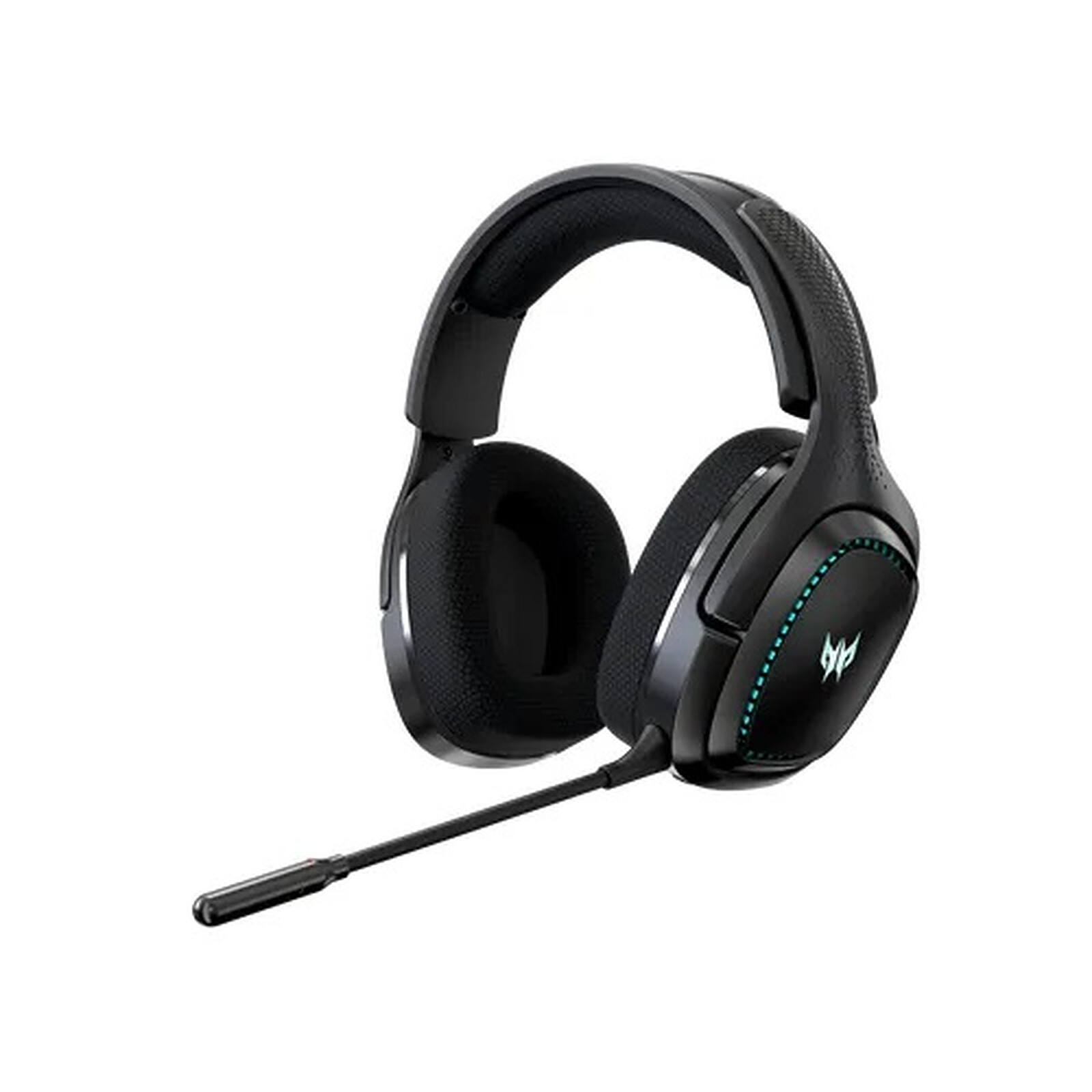 Gaming Wireless Headset ACER Predator Galea 550, 50mm driver, Neodymium magnet, 32 Ohm, 95dB, 352g,12h, Det.Mic, 2.4Ghz+BT5.2, Black
