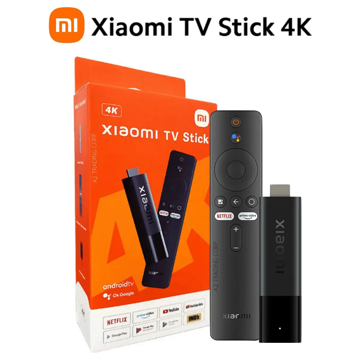 Xiaomi Mi TV Stick 4K 2 Gen, Black