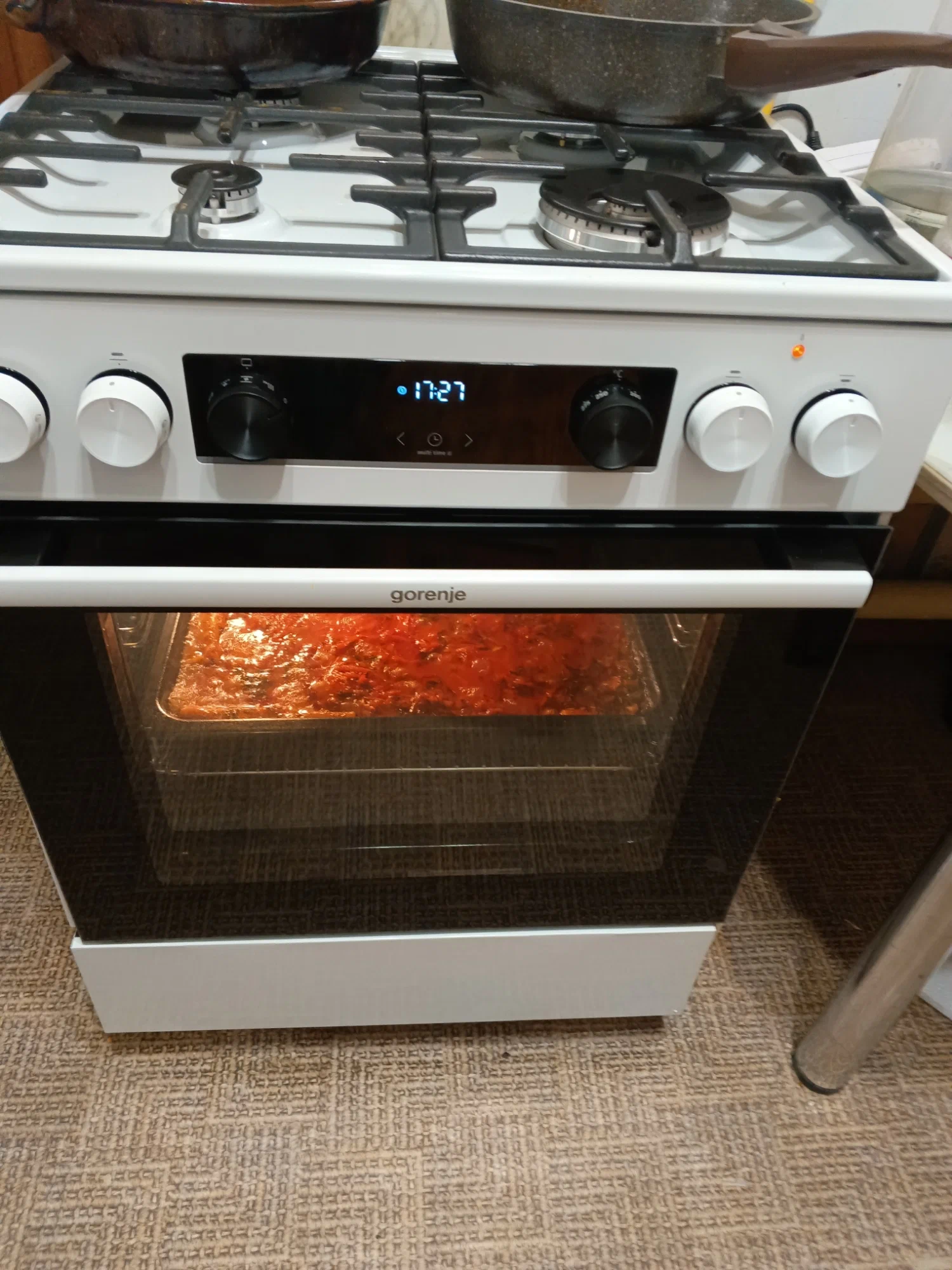 Gas\el cooker Gorenje GKS6C71WA