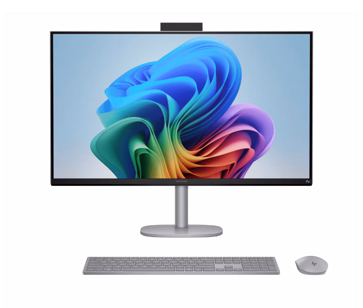 HP AIO OmniStudio X NG AI 27 Silver (27" UHD IPS 300nits Core Ultra 7 258V 3.7-4.8GHz, 32GB, 2TB SSD, Wired KB&MS, Win11H)