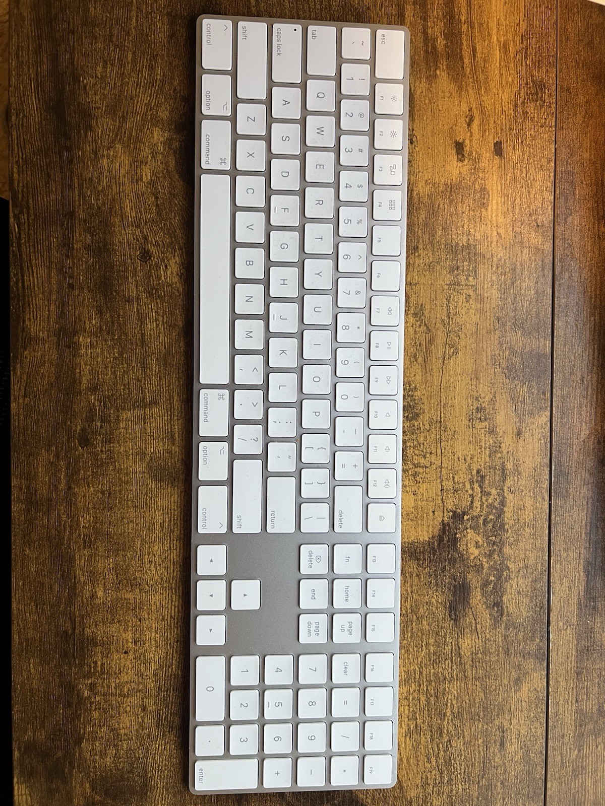 Apple Magic Keyboard with Numeric Keypad - Russian, Silver (A1843)