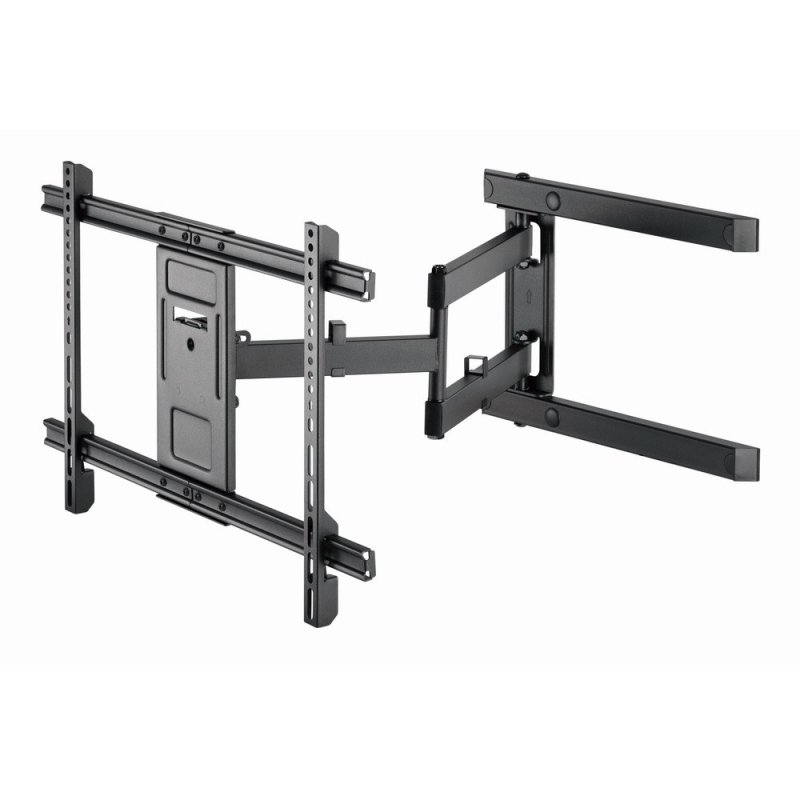 Wall Mount  Gembird "WM-80ST-05" Black 37"-80", 50kg, VESA:up 600x400, Wall dist:76~620mm, ±50°