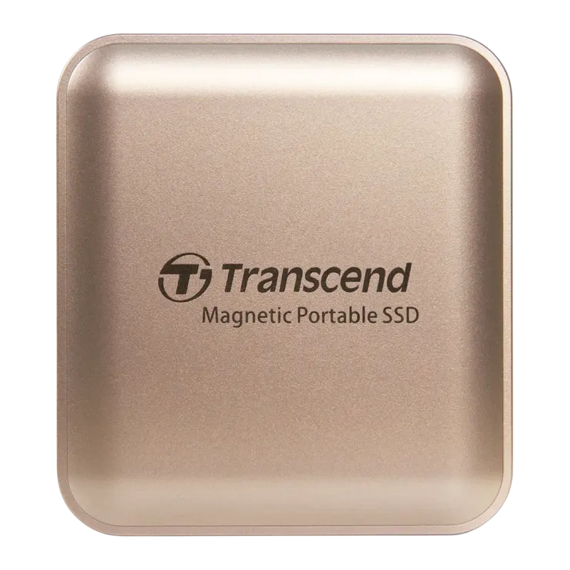 4.0TB  Transcend Portable SSD ESD420 Rose Gold, USB-C 3.2 20Gbps (69.5x63x10mm, 48g, R/W:2000/2000 MB/s, Magnetic compatible wtih MagSafe)