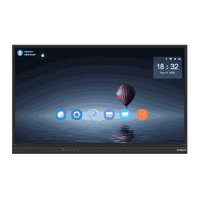 Interactive Display StarBoard IFPD-YL5X-PRO-EDLA-65: 65", 4K Touch, Android 13, 16/256GB, NFC, EDLA Certified, MB311D2