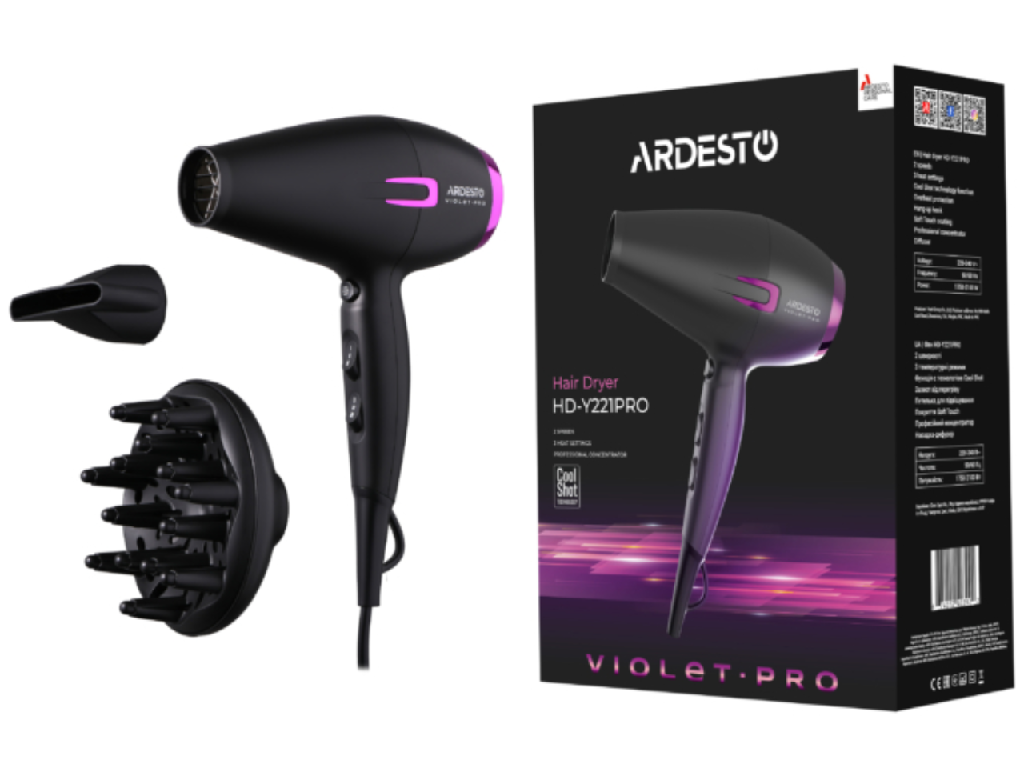 Hair Dryer Ardesto HD-Y221PRO