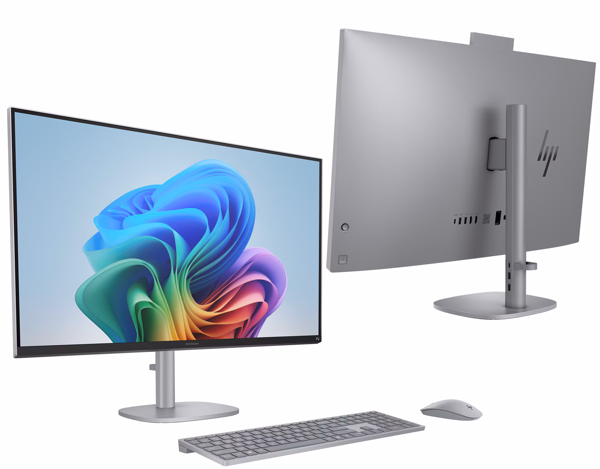 HP AIO OmniStudio X 32 Silver (31.5" UHD IPS 550nits Core Ultra 7 155H 1,4-4.8GHz, 32GB, 1TB SSD, Wireless HP 710 KB&MS, Win11H)