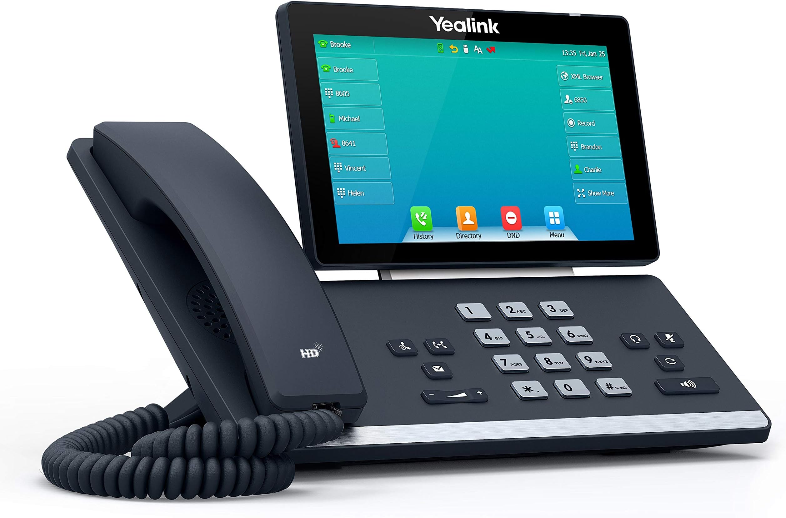 Yealink MP54 E2 Teams, Android, 4" Touch Screen, PoE, Wi-Fi, BT, 2xGbE Ports