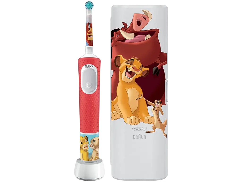 Electric Toothbrush Braun Kids D103.413.2KX Lion King +Travel case