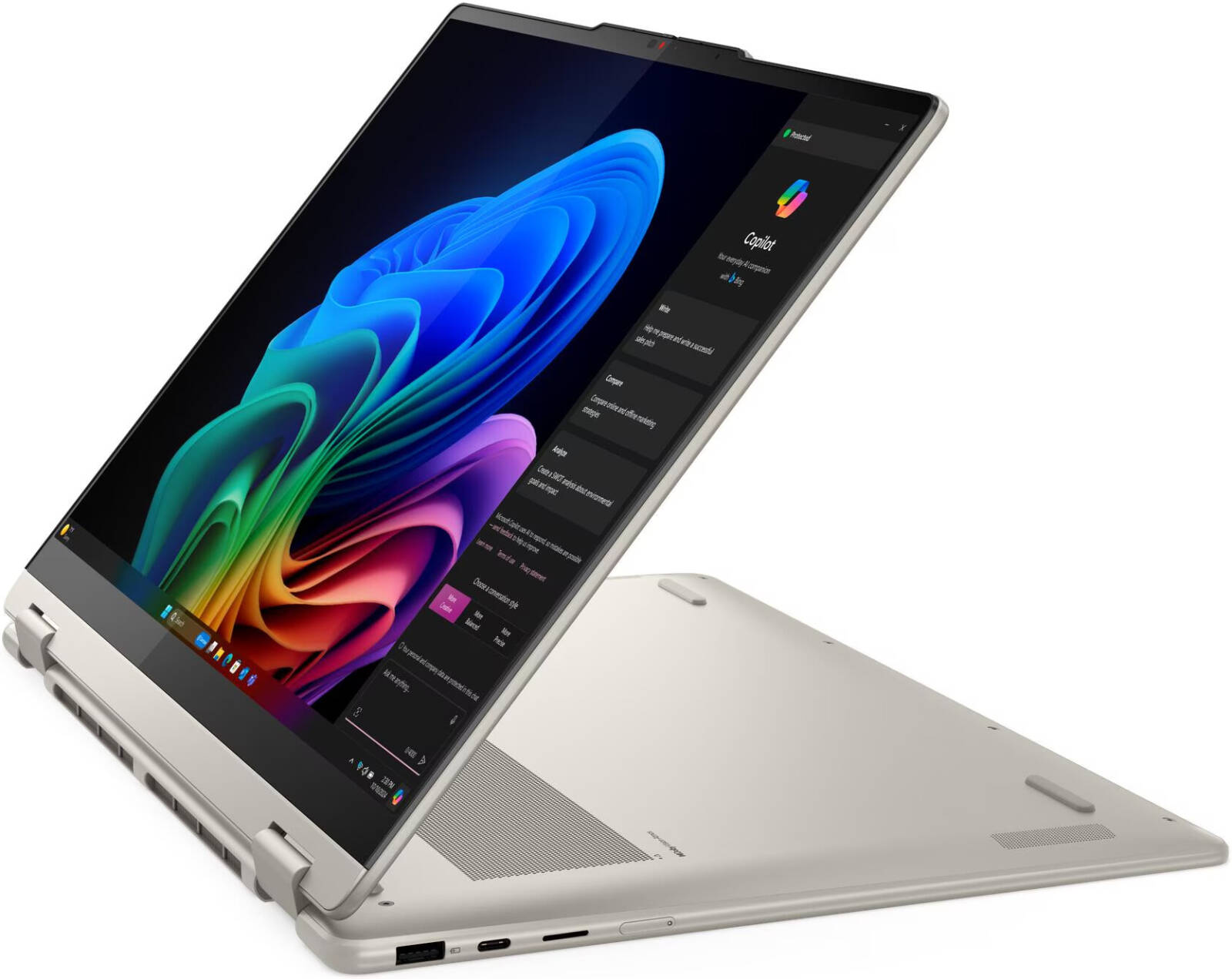 NB Lenovo 14.0" Yoga 7 2-in-1 14AKP10 Beige (Ryzen AI 5 340 24Gb 1Tb)
