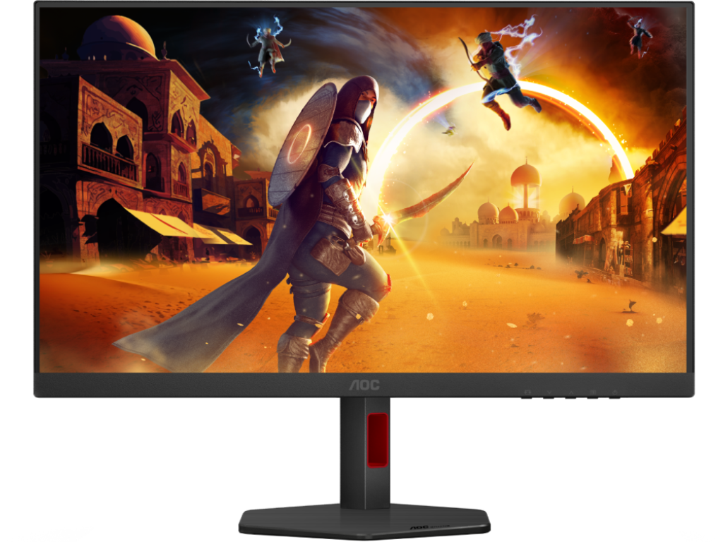 27" AOC Q27G4ZR, Black, IPS, 2560x1440, 240Hz, AdaptiveSync, 0.3msMPRT, 400cd, HDR400, HDMI+DP, Spkrs, Pivot