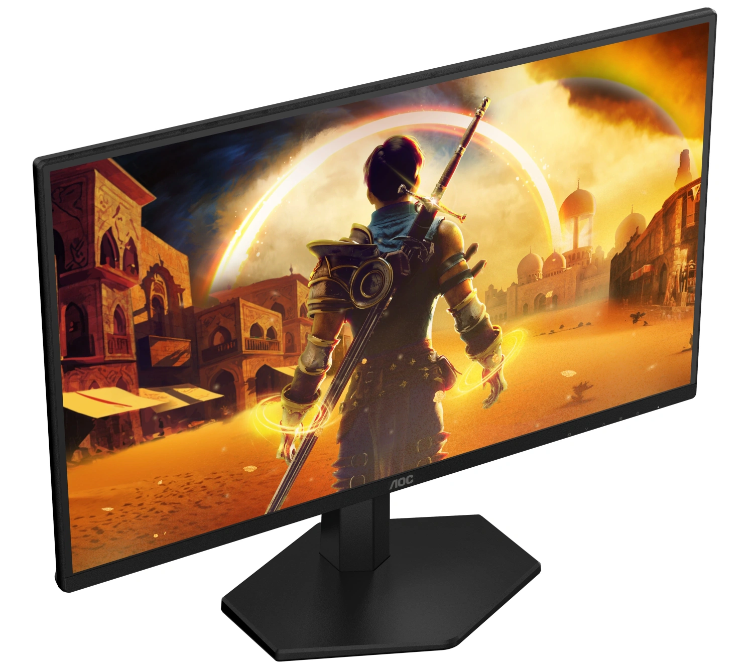 27" AOC 27G42E, Black, IPS, 1920x1080, 180Hz, AdaptiveSync, 0.5msMPRT, 300cd, HDR10 ,HDMI+DP
