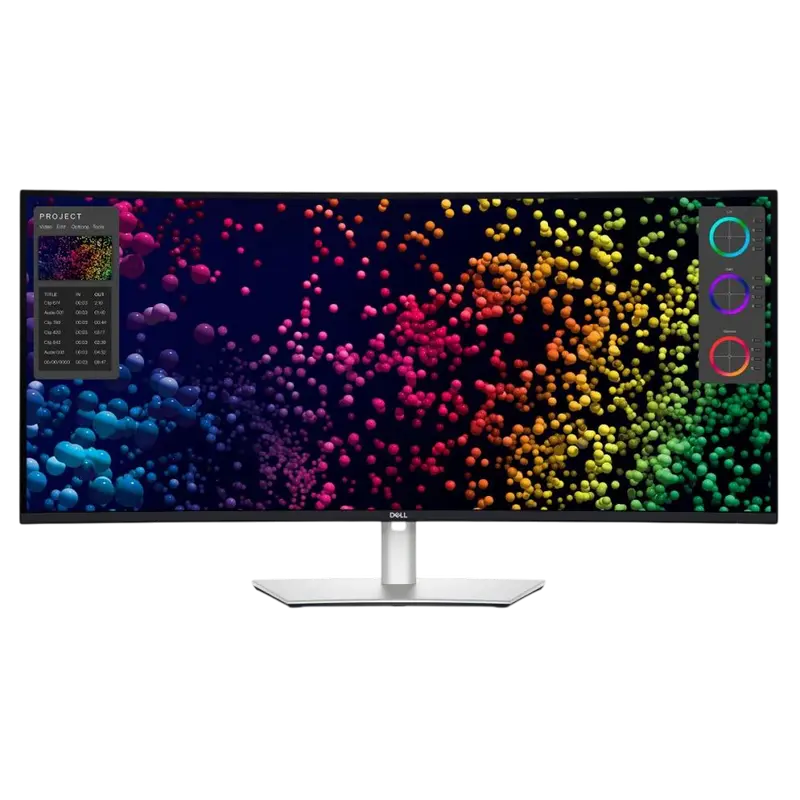 40" DELL UltraSharp U4025QW Silver, Curved-IPS, 5120x2160, 120Hz, 5ms, 600cd, CR2000:1, Thunderbolt+HDMI+DP+USB+TypeC, LAN, Spkrs