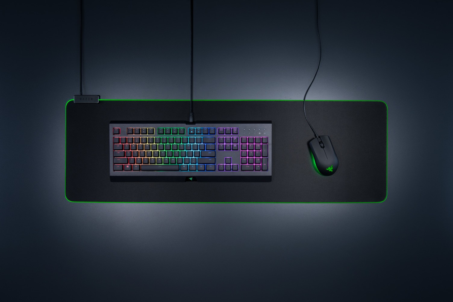 Gaming Mouse Razer Goliathus Chroma with Razer Chroma RGB Standart Size Mat Black