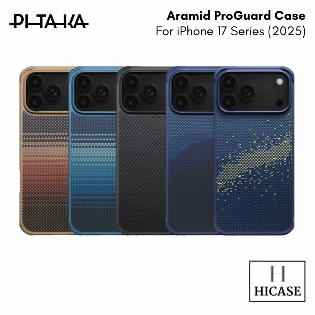 Pitaka Apple iPhone 17 Pro Aramid ProGuard, Sunset