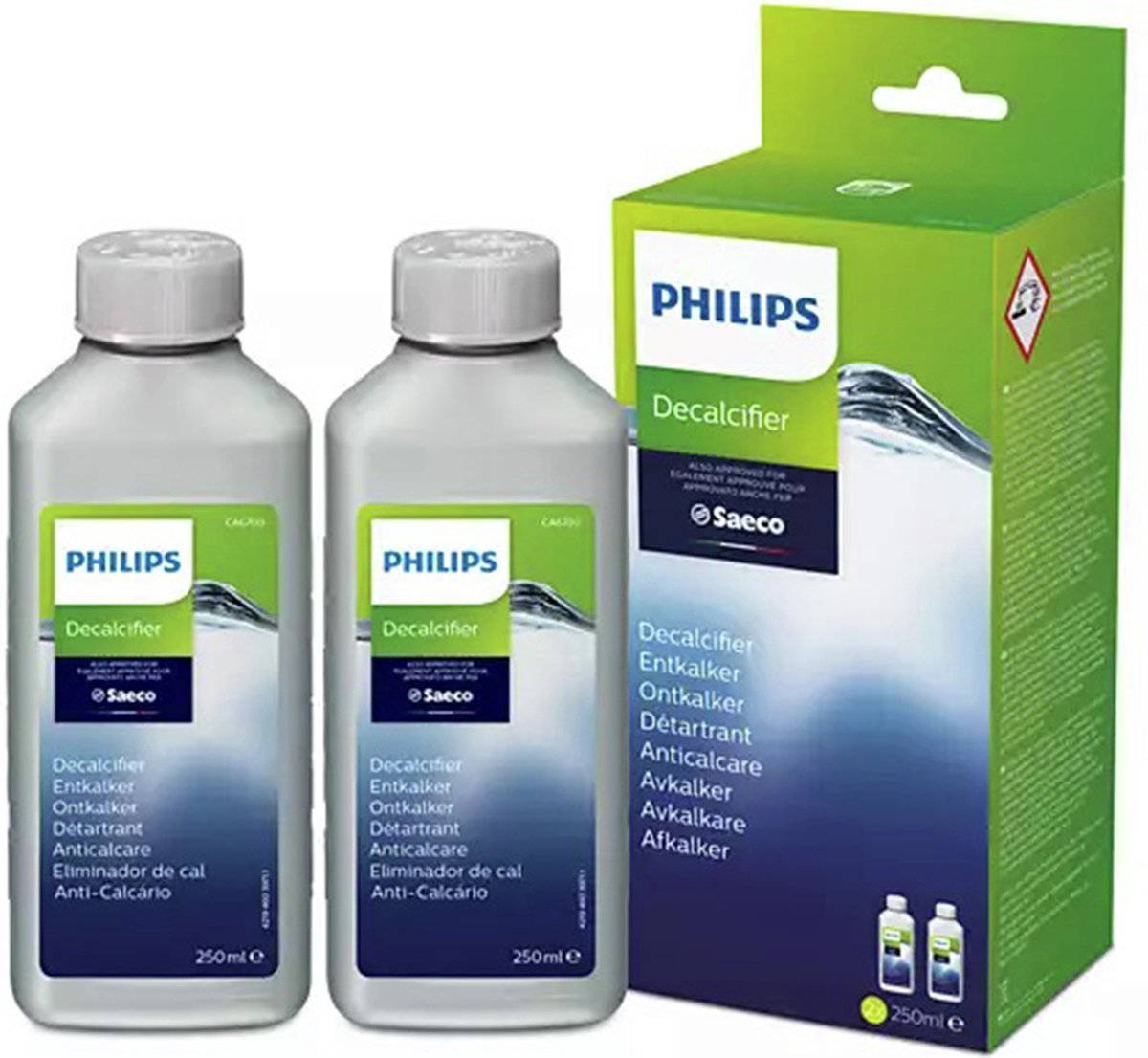ACC Coffee Machine Decalsifier Saeco \ Philips  CA6700/22, 8710103560203 (2x-250ml)