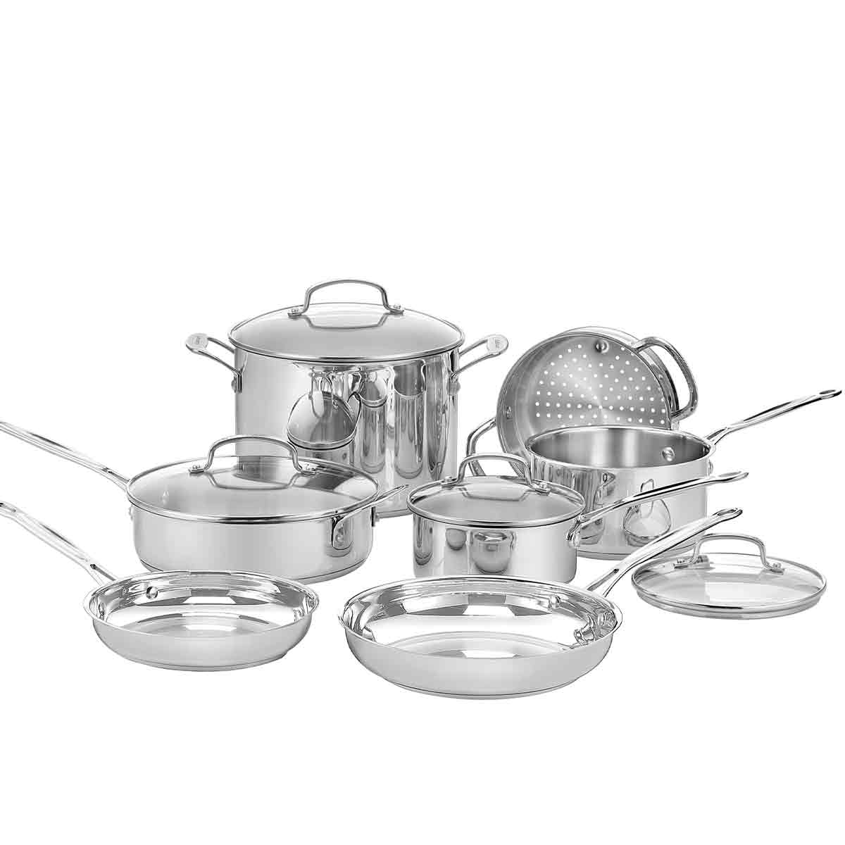 Pot Set CUISINART Chefs Classic Stainless 7711G