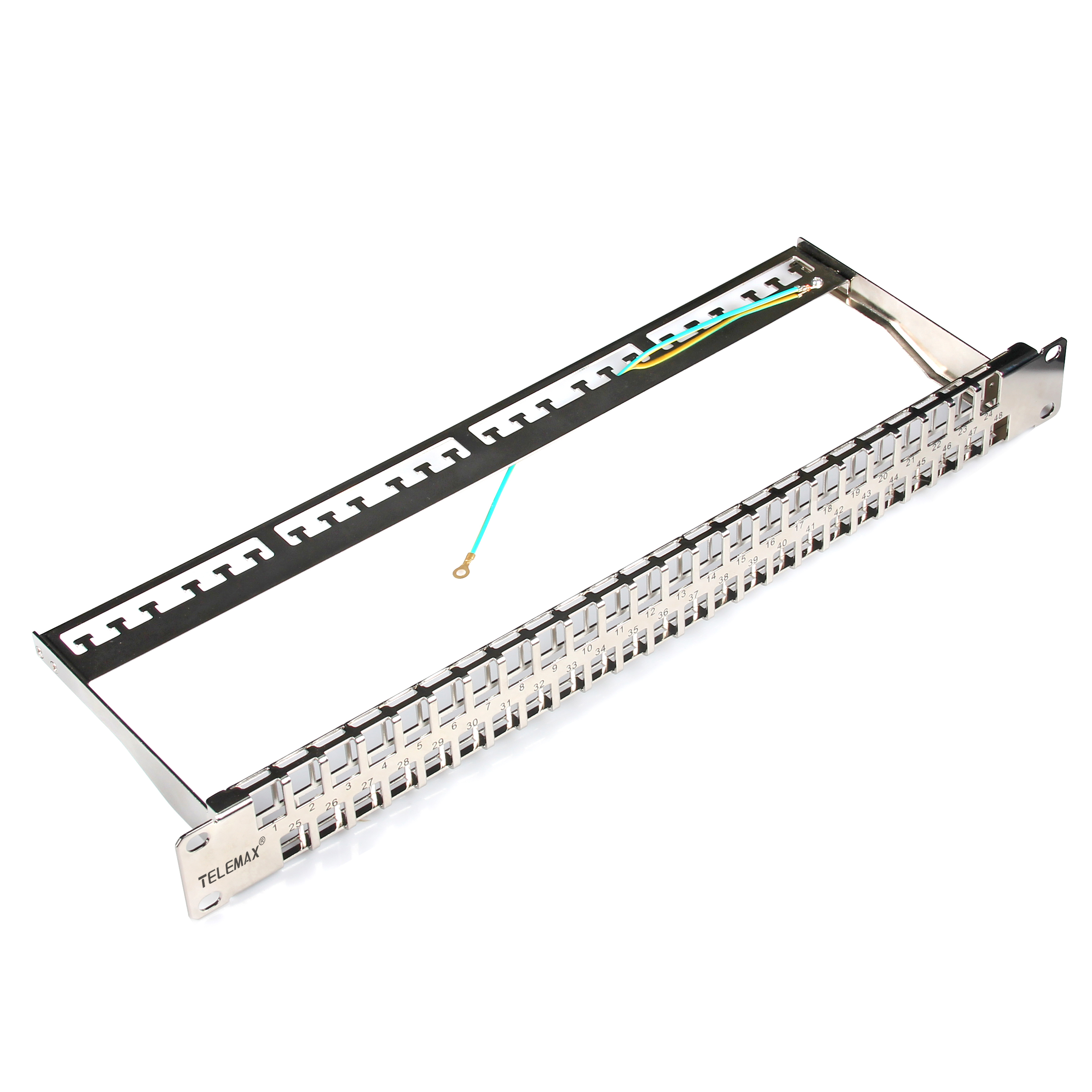 48 port BLANK FTP patch panel, 1U 19"
