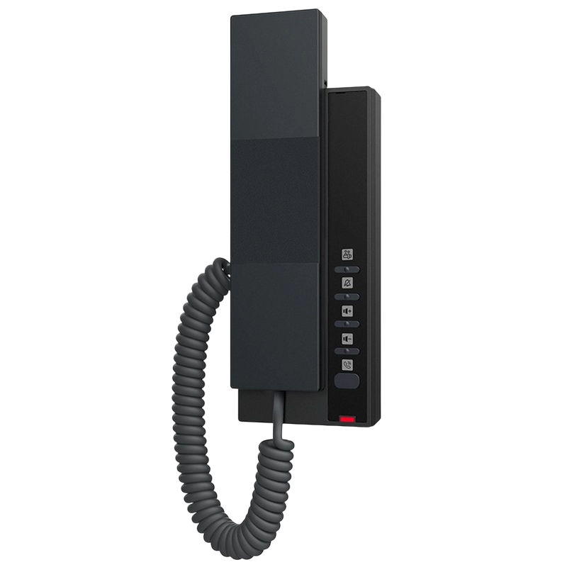 Fanvil H601W, Black, Hotel VoIP phone, no screen, 2 SIP, Wi-Fi 6, RJ45, DC Power