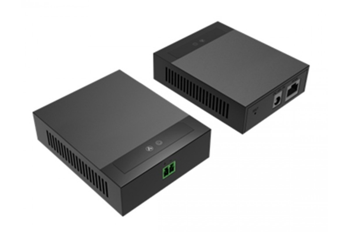 Fanvil 2-wire Converter to RJ45  "PN1", PoE+ Output up to 80W, up to 300m Network and Power, up to 1600m Network